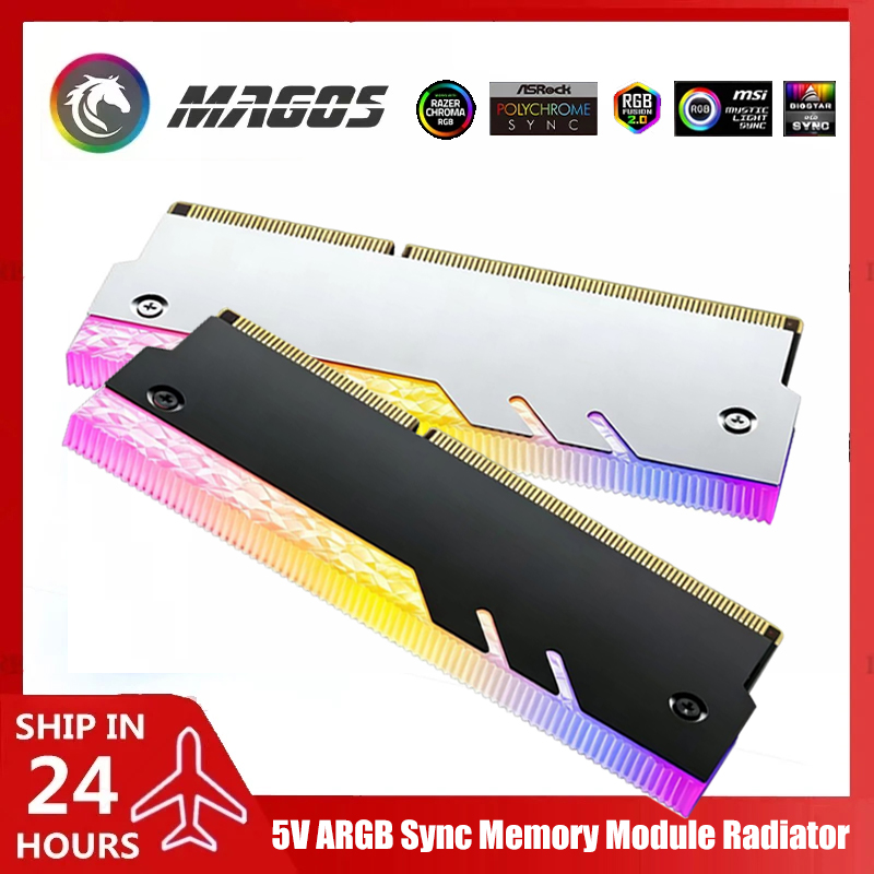 Pc Gaming Ddr3 - Pendingin Memori Komputer Desktop 5V ARGB,