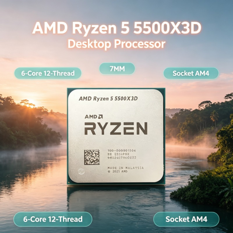 Amd Cpu Ryzen 5 - AMD Ryzen 5 5500X3D CPU Gaming
