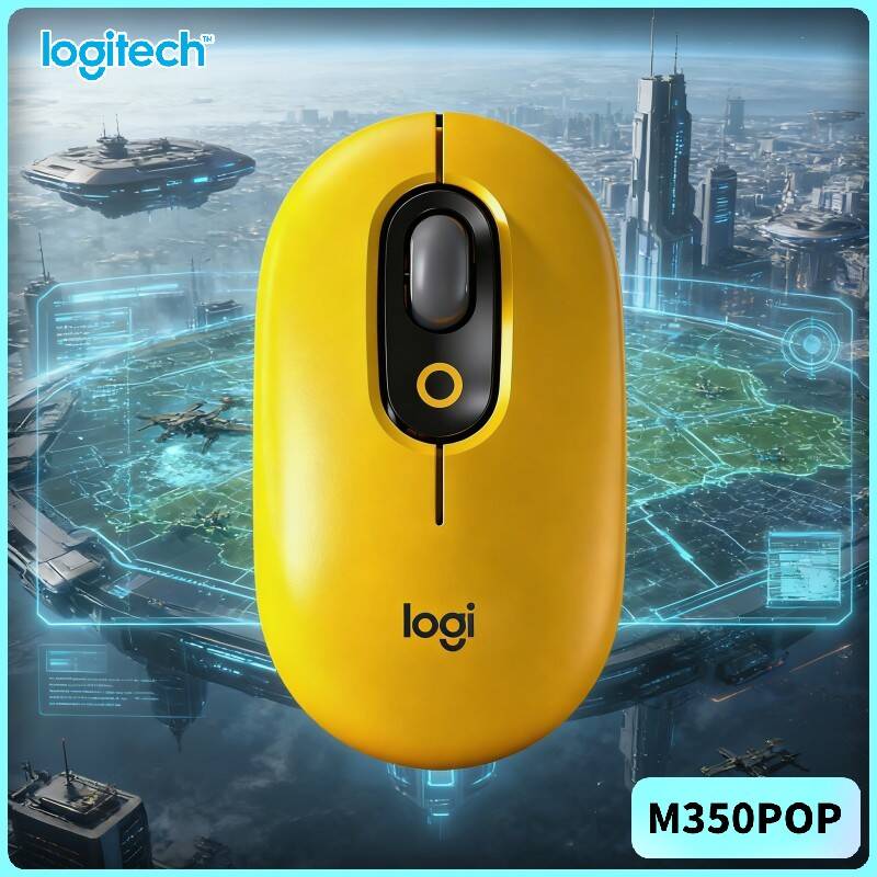 Pc Gaming High End - Logitech POP Mouse Presisi Tinggi 1000