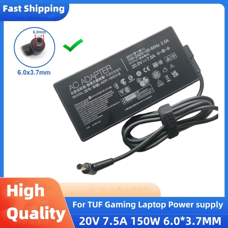 Pc Gaming Asus - 20V 7.5A 6.0*3.7MM 150W Adaptor AC