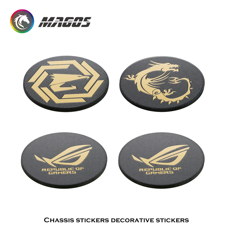Pc Gaming Msi - Casing komputer stiker logam ROG MSI