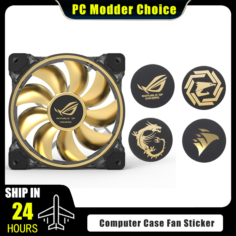 Pc Gaming Msi - Stiker Logo casing komputer, aksesori dekoratif