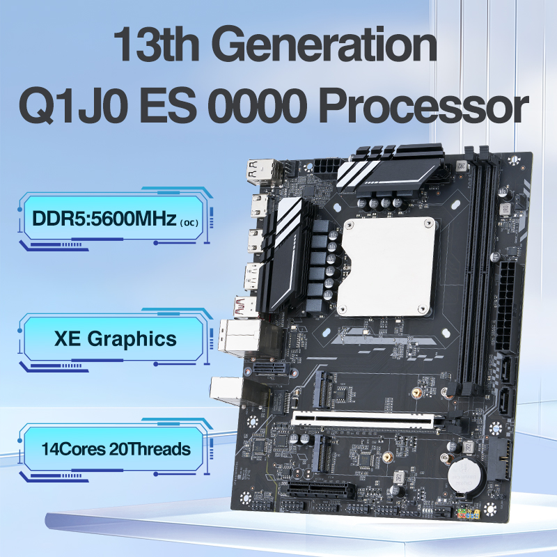 Pc Gaming Ddr5 - Set Motherboard komputer untuk game DIY,