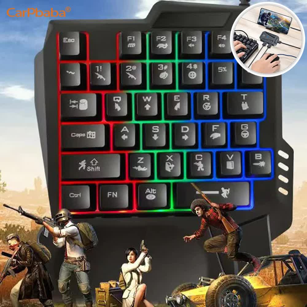Pc Gaming Kit - Kit Gaming Satu Tangan USB, Keyboard
