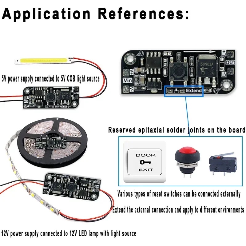 Mechanical Keyboard - Modul Tombol Peredupan Mikro, Modul Sakelar