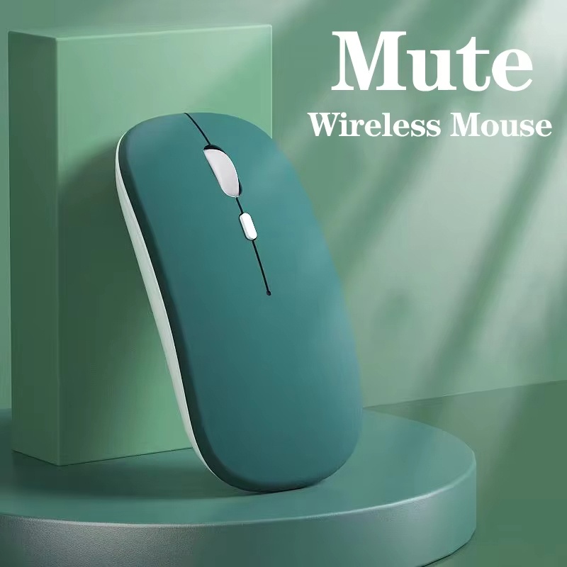 Pc Gaming Kit - Mouse Bluetooth Senyap Mouse Nirkabel Ultra-tipis