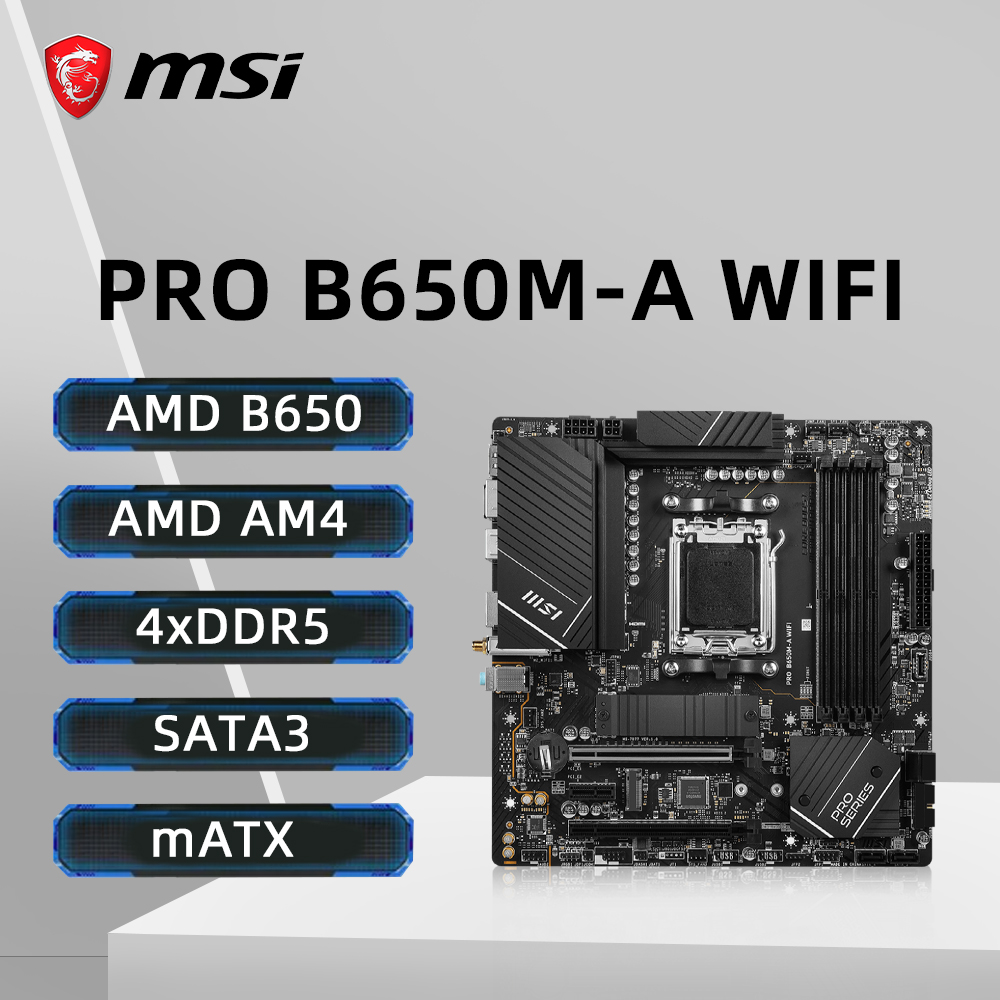 Pc Gaming Core I5 - Motherboard MSI PRO B650M-A WIFI Soket