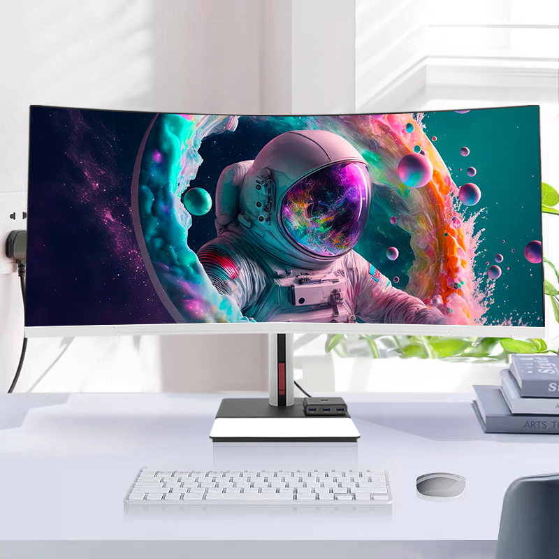 Pc Gaming Core I5 - Komputer Desktop Layar Lengkung 34 Inci