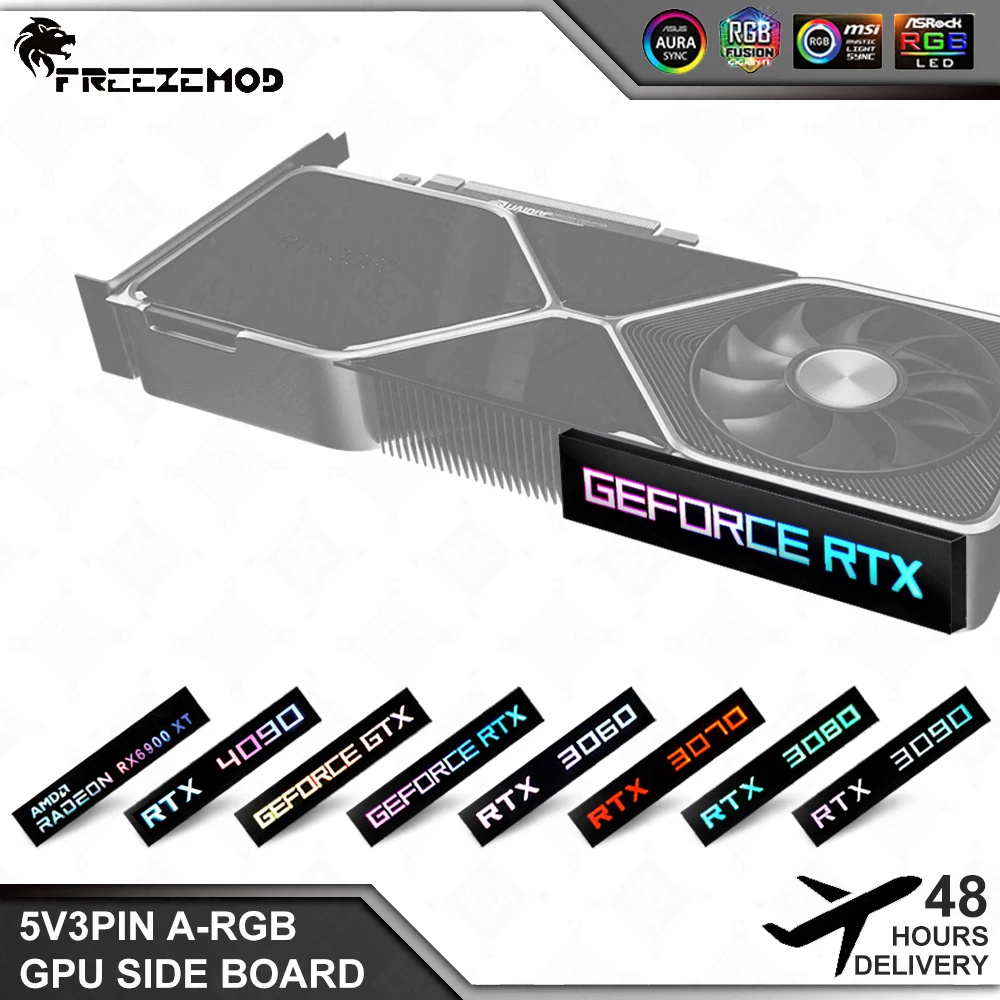 Pc Gaming Msi - FREEZEMOD Mini VGA Panel lampu samping