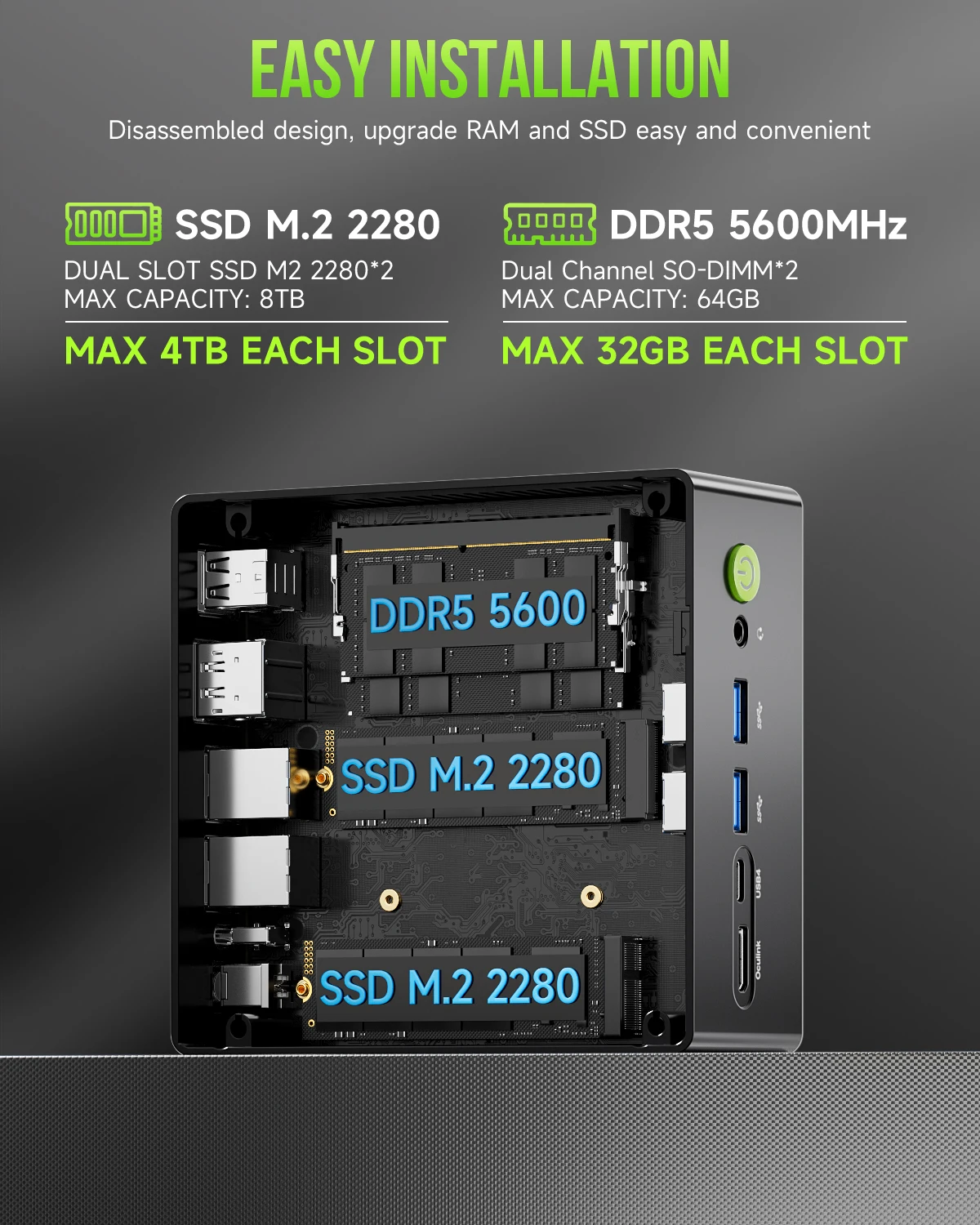 GMKtec Nucbox K11 Gaming Mini  - Pc Gaming Ddr5 ulasan dan harga