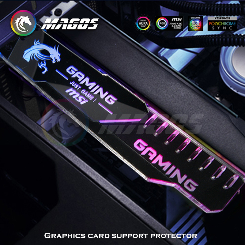 GPU pemegang ARGB perak permuk - Pc Gaming Msi ulasan dan harga