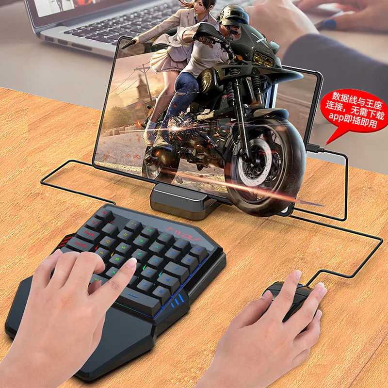 T-WOLF TF900 satu tangan Keybo - Pc Gaming Kit ulasan dan harga