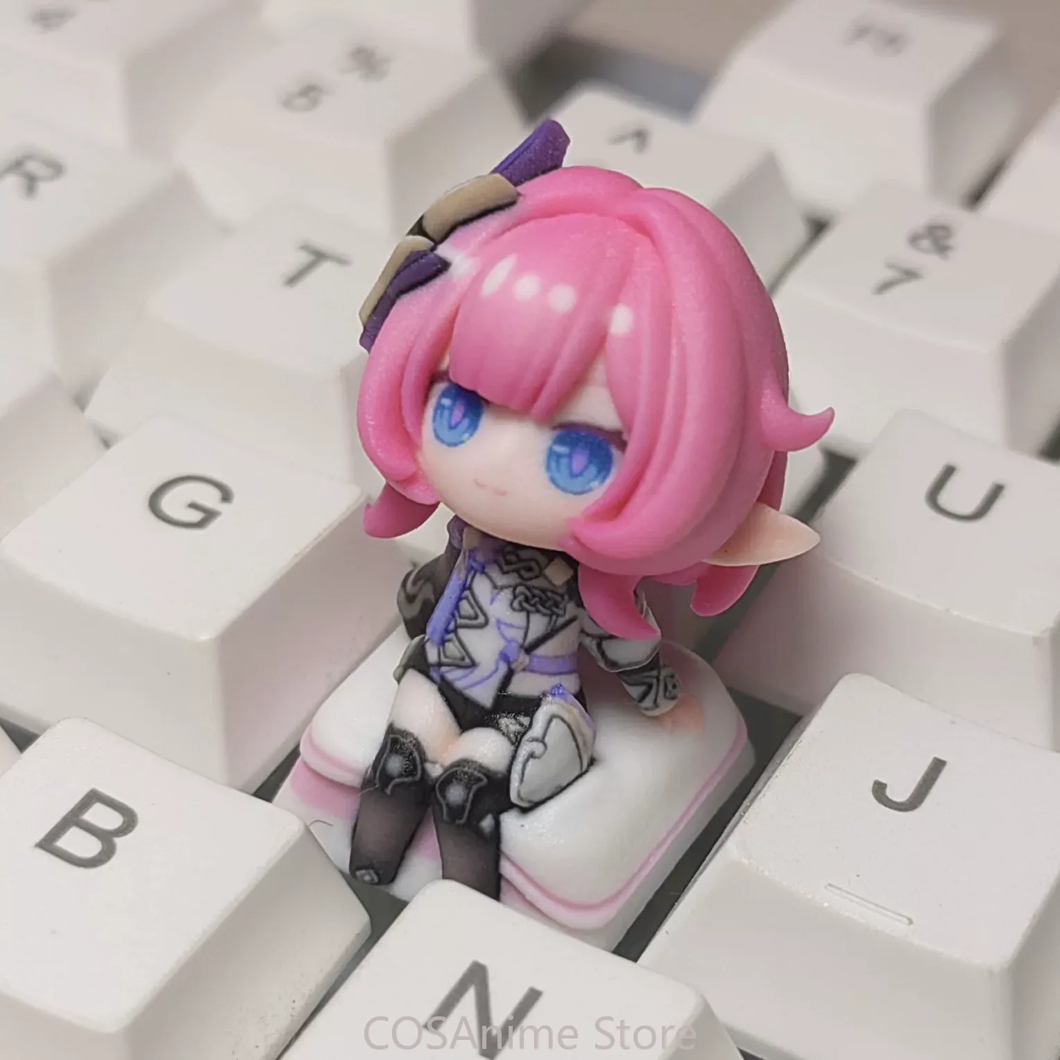 Honkai Impact 3 Elysia Cosplay - Mechanical Keyboard ulasan dan harga