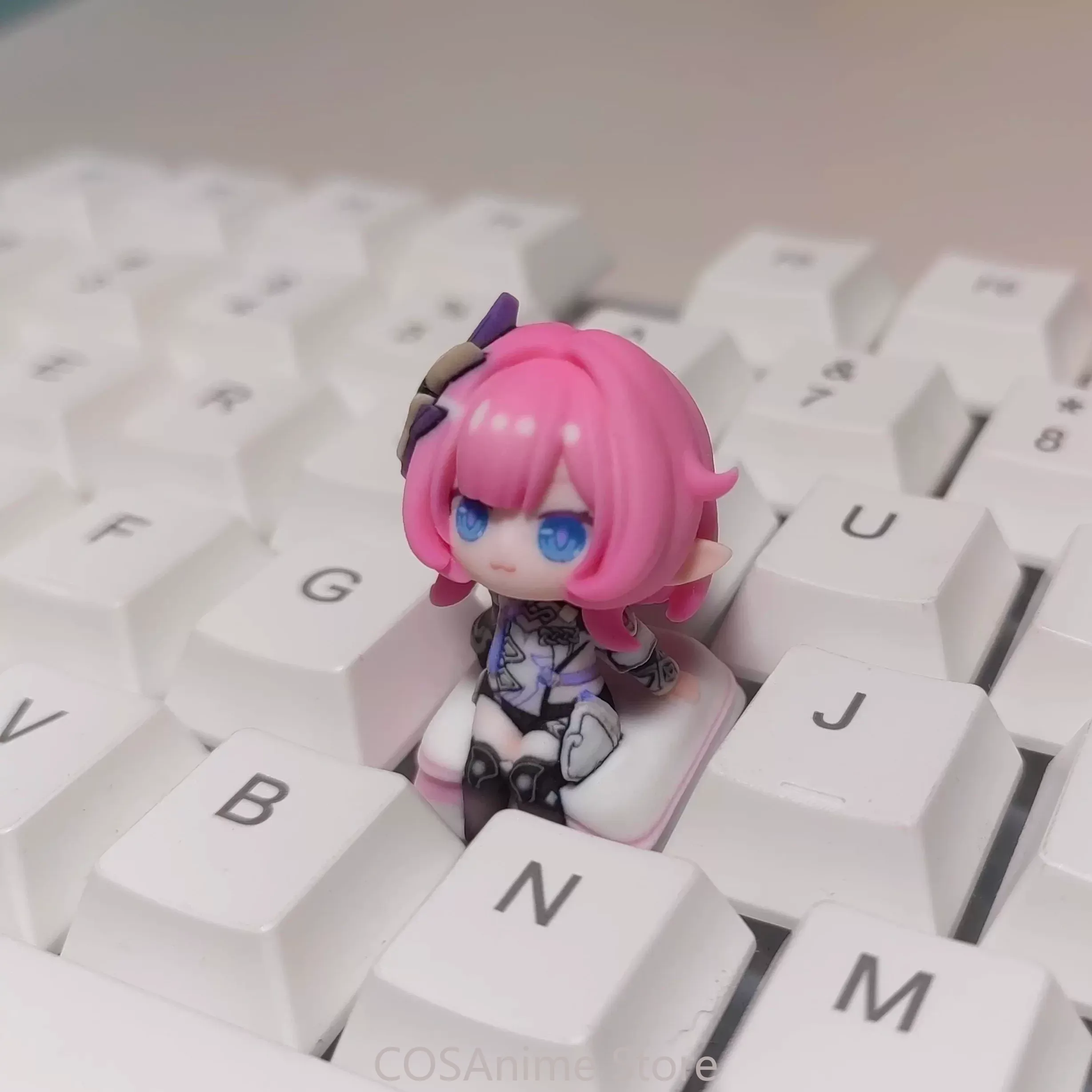 Honkai Impact 3 Elysia Cosplay - Mechanical Keyboard ulasan dan harga