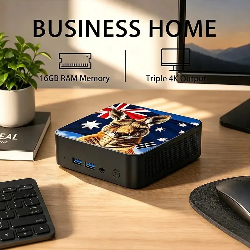 Komputer Mini PC Baru yang Tan - Pc Gaming Portable ulasan dan harga