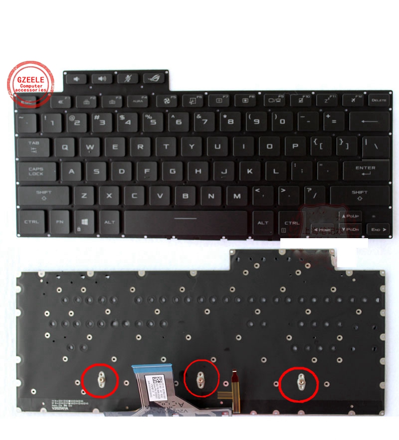 Keyboard lampu latar US baru U - Pc Gaming Asus ulasan dan harga