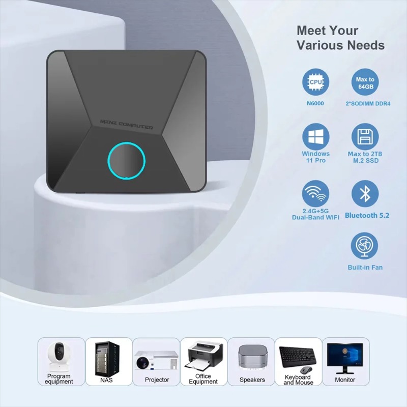 Mini PC Baru Generasi ke-13 &  - Pc Gaming Core I5 ulasan dan harga