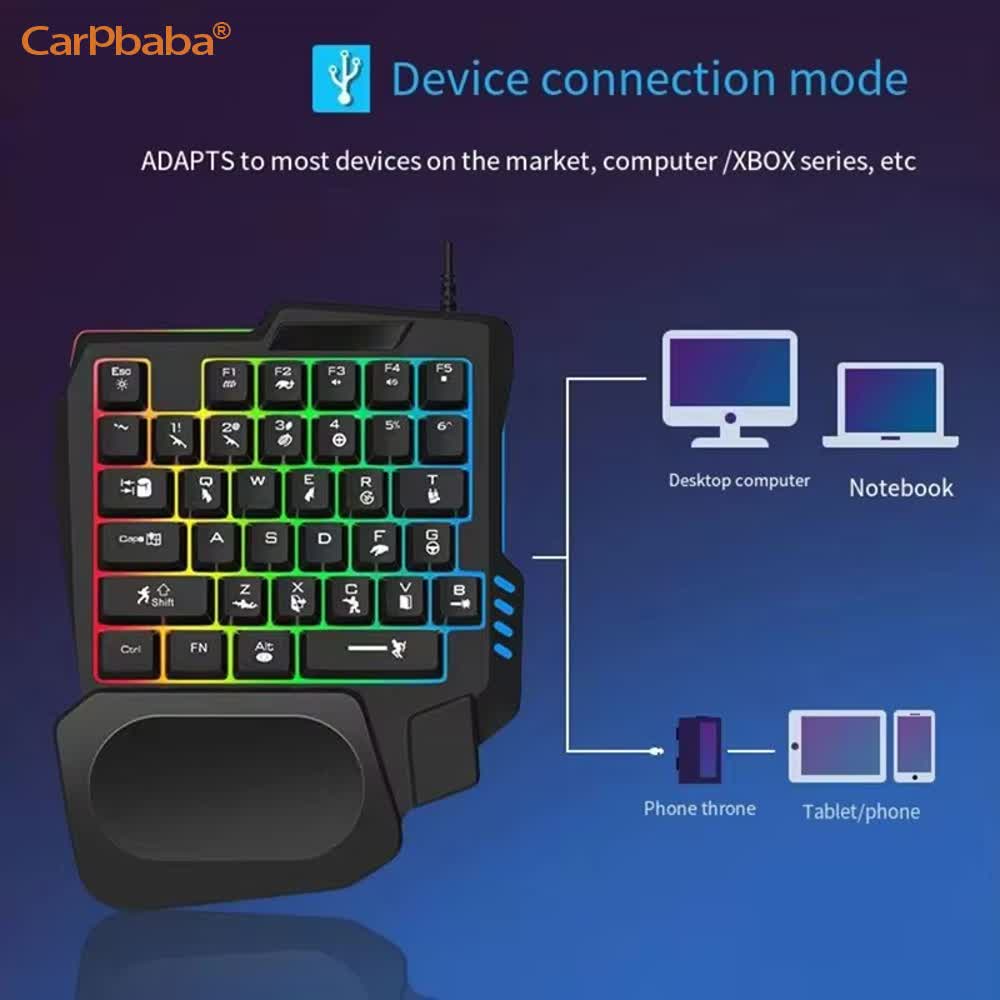 Kit Gaming Satu Tangan USB, Ke - Pc Gaming Kit ulasan dan harga