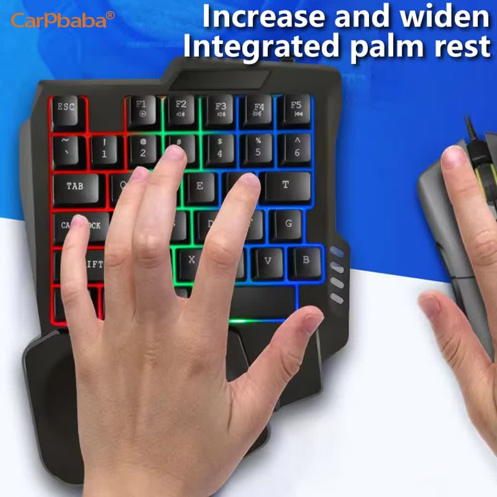 Kit Gaming Satu Tangan USB, Ke - Pc Gaming Kit ulasan dan harga