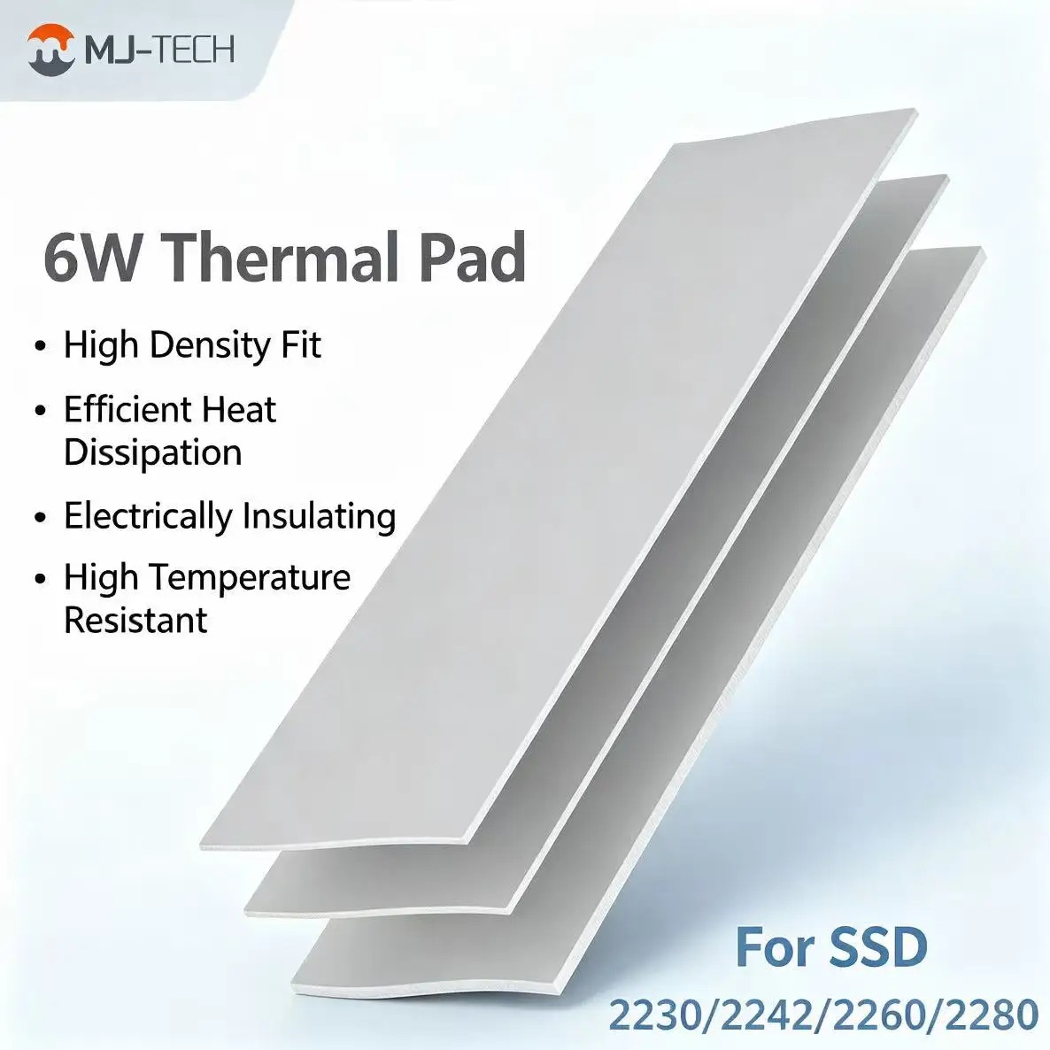 MJ-TECH 6W/mK Bantalan Termal  - Laptop Cooling Pad ulasan dan harga