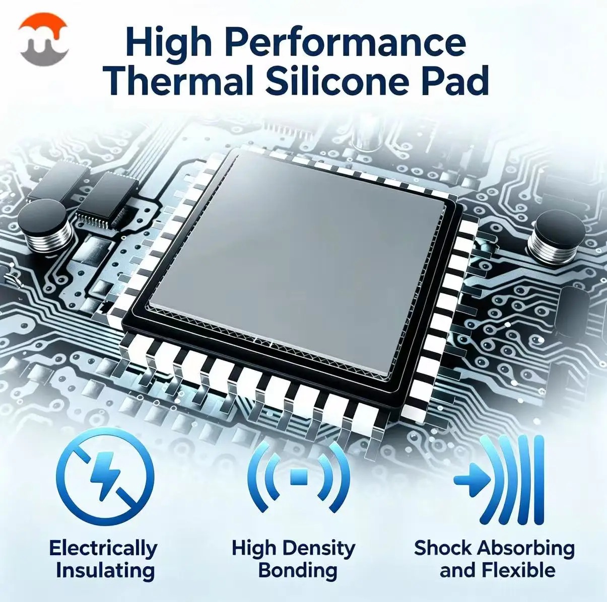 MJ-TECH 6W/mK Bantalan Termal  - Laptop Cooling Pad ulasan dan harga