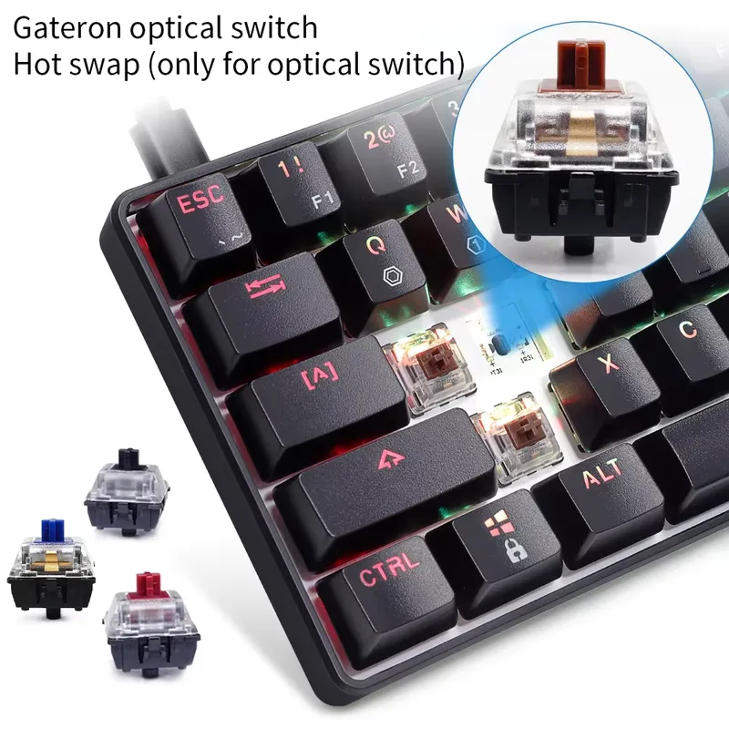 Keyboard Mekanik Gaming Mini 6 - Mechanical Keyboard ulasan dan harga