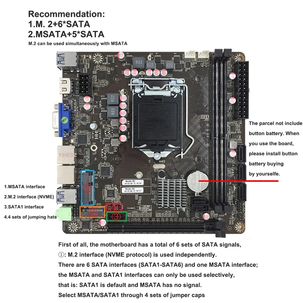 Motherboard Mini-ITX B365 LGA  - Pc Gaming Core I5 ulasan dan harga