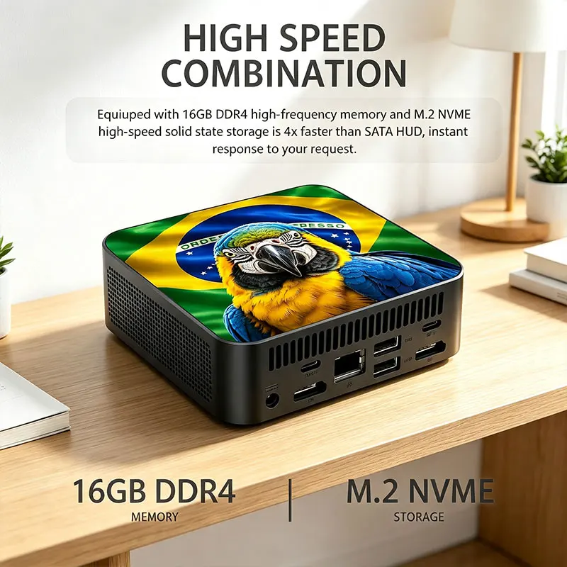 Mini PC Bertema Bendera Meksik - Pc Gaming Portable ulasan dan harga