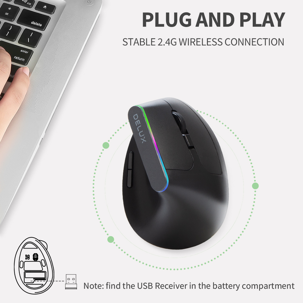 Delux M618C Tetikus Gaming Ver - Pc Gaming Gta 6 ulasan dan harga