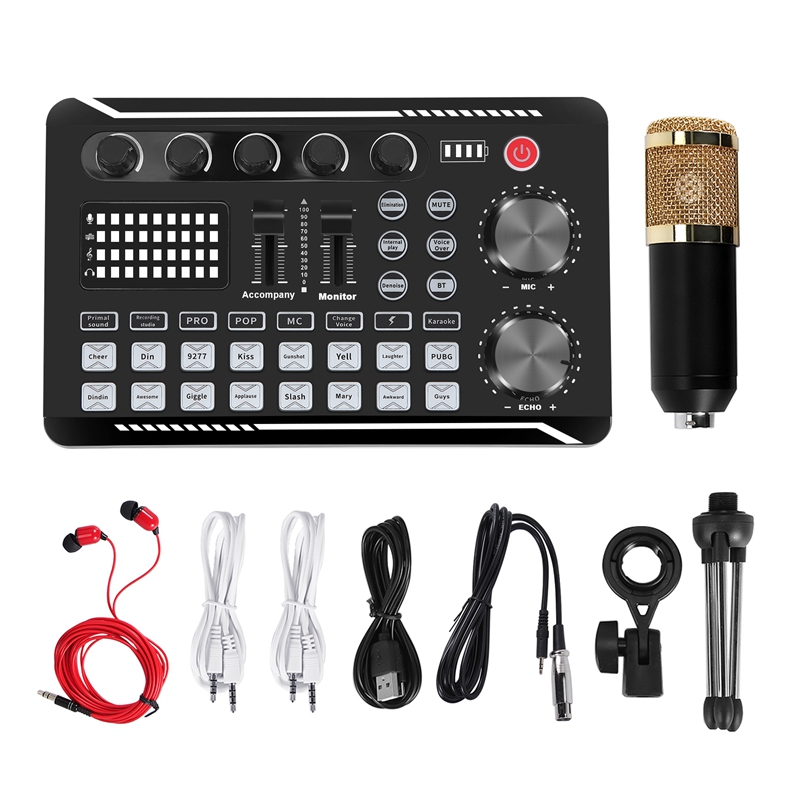 Kit Kartu Suara F998, Kit Mikr - Pc Gaming Kit ulasan dan harga