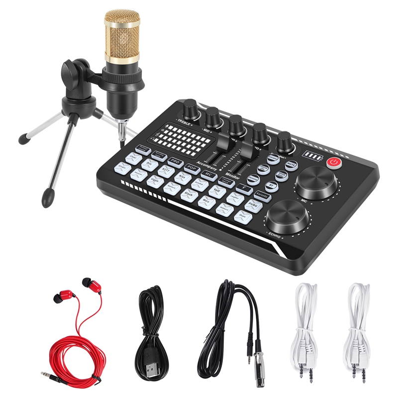 Kit Kartu Suara F998, Kit Mikr - Pc Gaming Kit ulasan dan harga