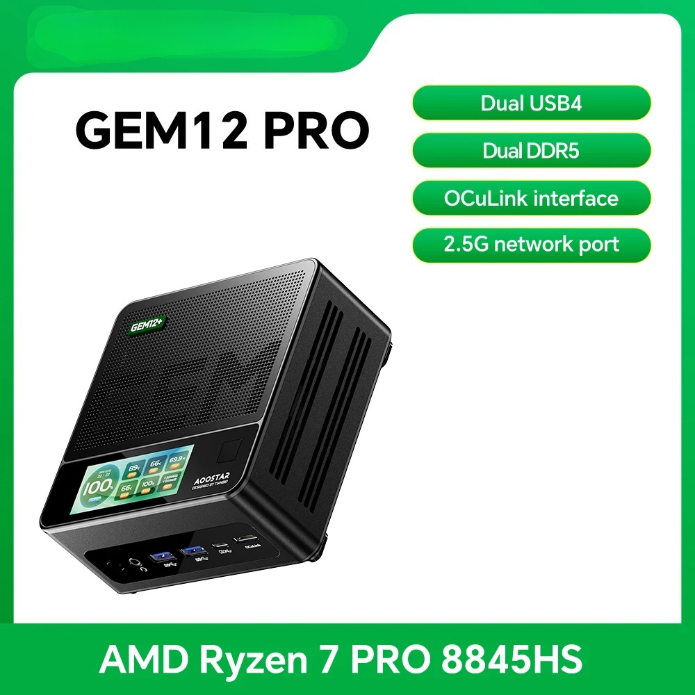 GEM12 Pro Mini PC Ryzen 7 PRO  - Pc Gaming Ddr5 ulasan dan harga