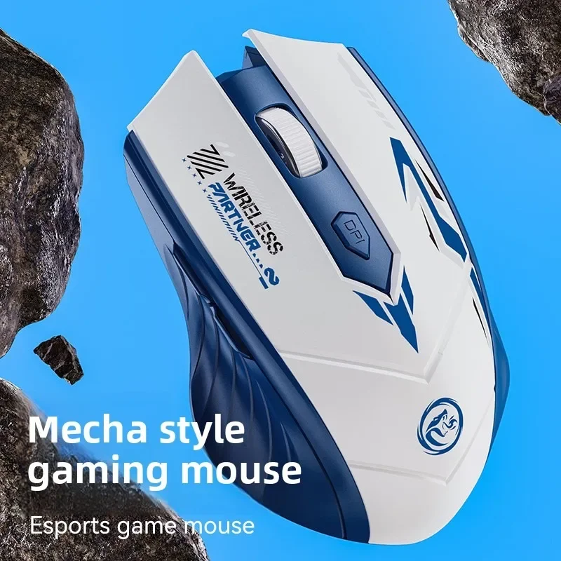 Mouse Nirkabel 2.4G Mouse Blue - Pc Gaming Gta 6 ulasan dan harga
