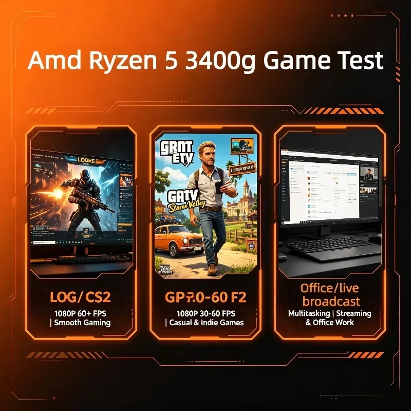 AMD Ryzen 5 3400G AM4 CPU Desk - Amd Cpu Ryzen 5 ulasan dan harga