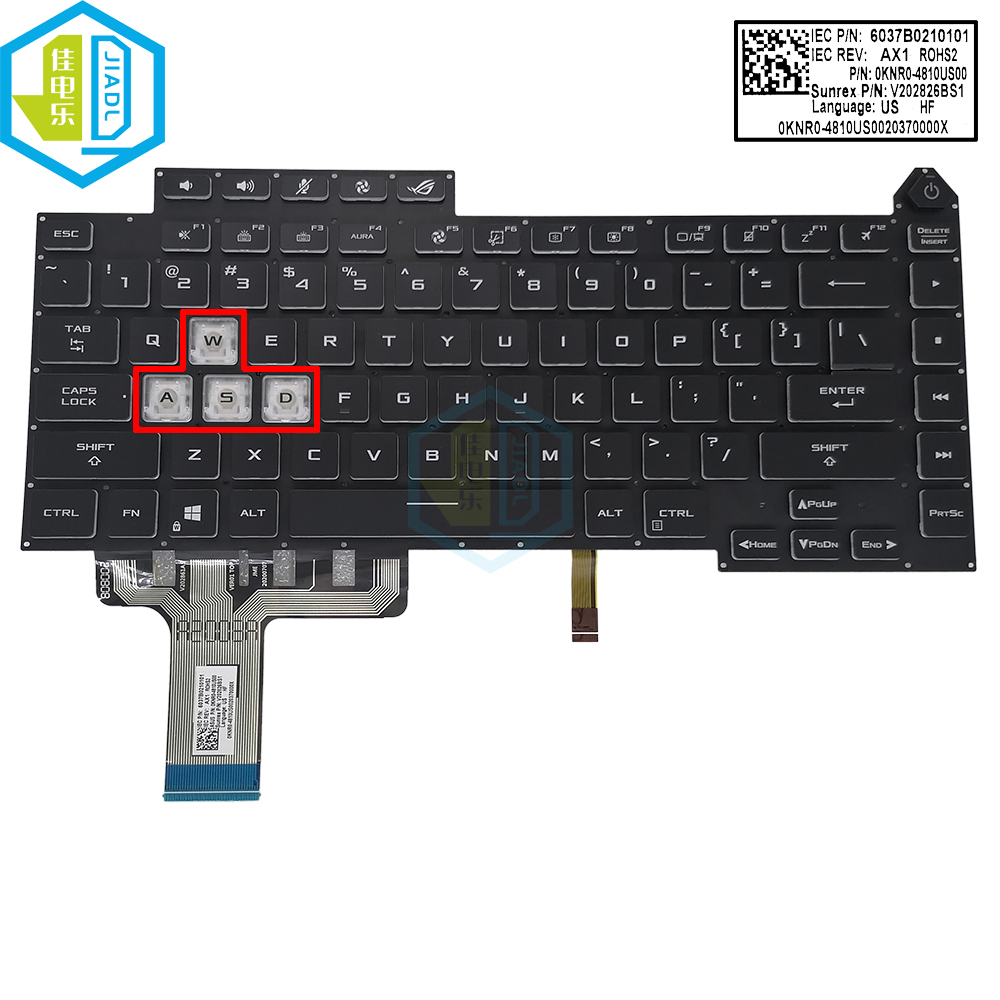 Keyboard Backlit RGB Latin LA  - Pc Gaming Asus ulasan dan harga