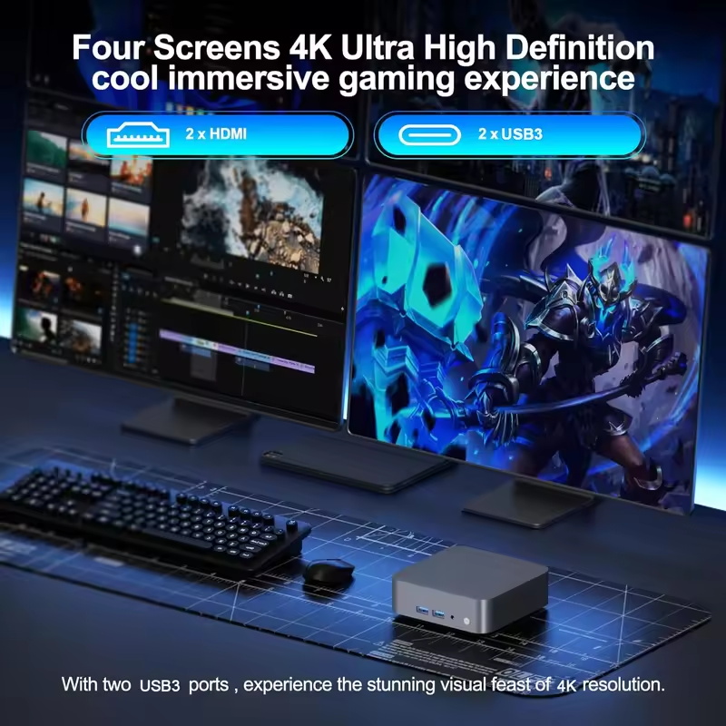 2026 Intel N150 Mini PC Komput - Pc Gaming Gta 6 ulasan dan harga